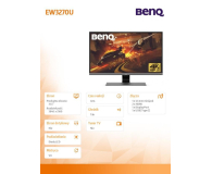 BenQ EW3270UE czarny 4K HDR - 530083 - zdjęcie 7